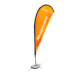 outdoor marketing flag teardrop