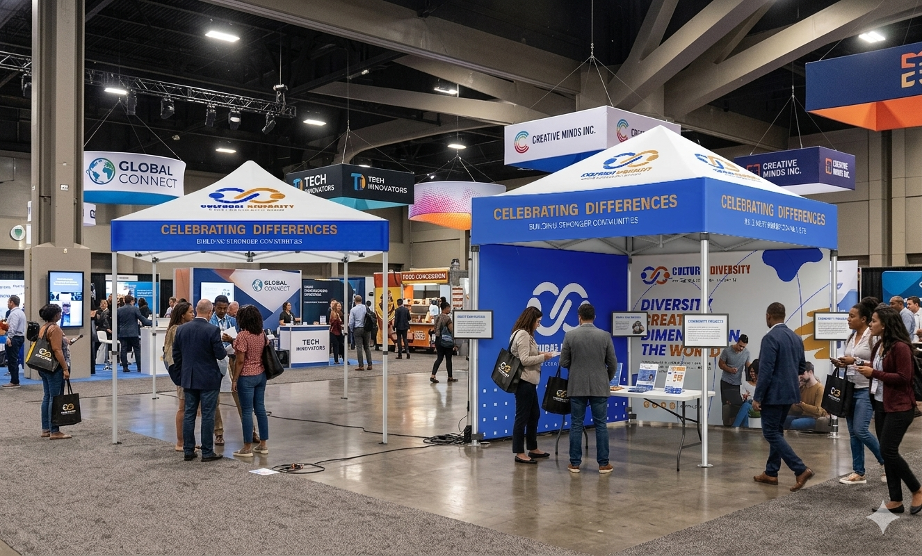 10 Ways Businesses Use Custom Pop-Up Tents for Marketing at Trade Shows